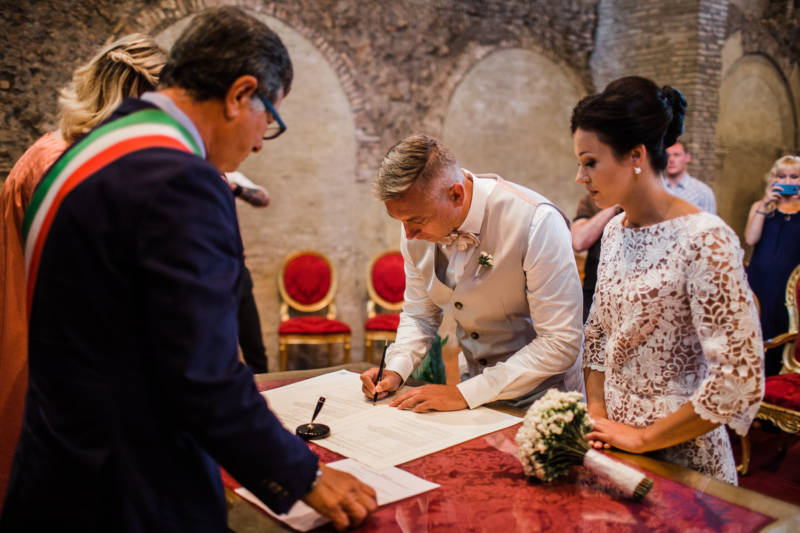 официальная регистрация брака в Италии