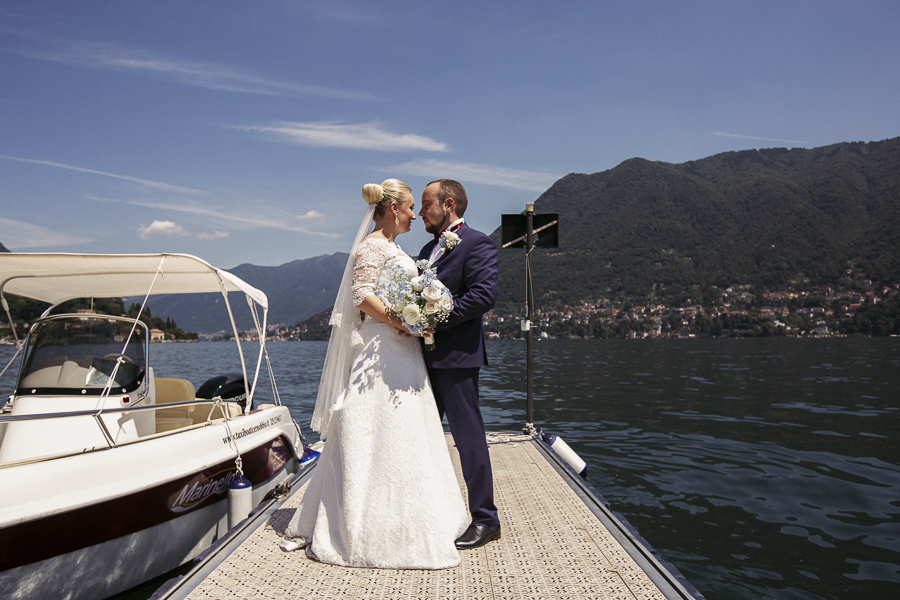 Официальная свадьба на озере Комо